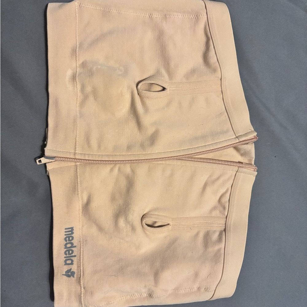 Medela Nude Zippered/strapless Pumping Bra
